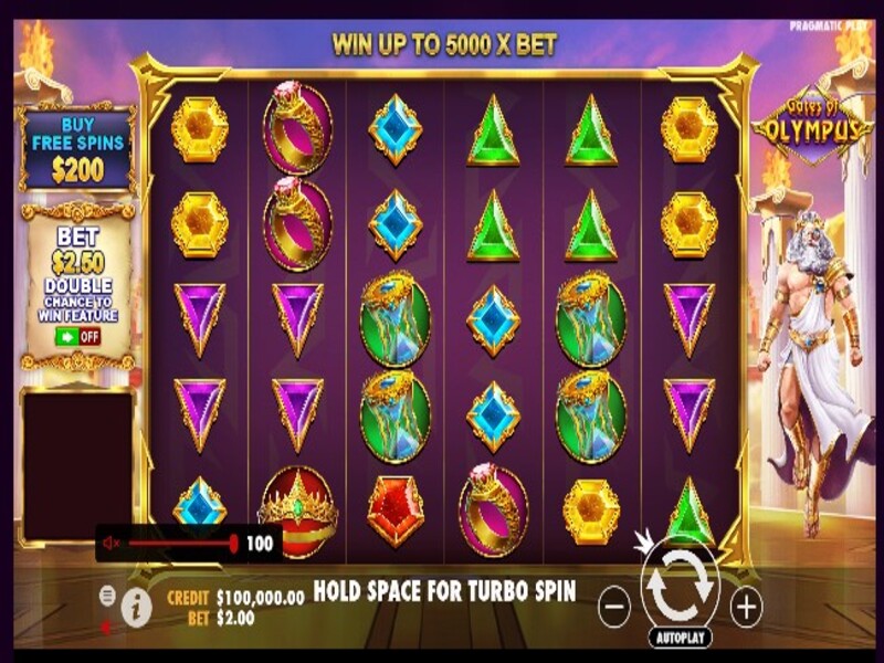 Simboli di Gates of Olympus al Blaze Casino