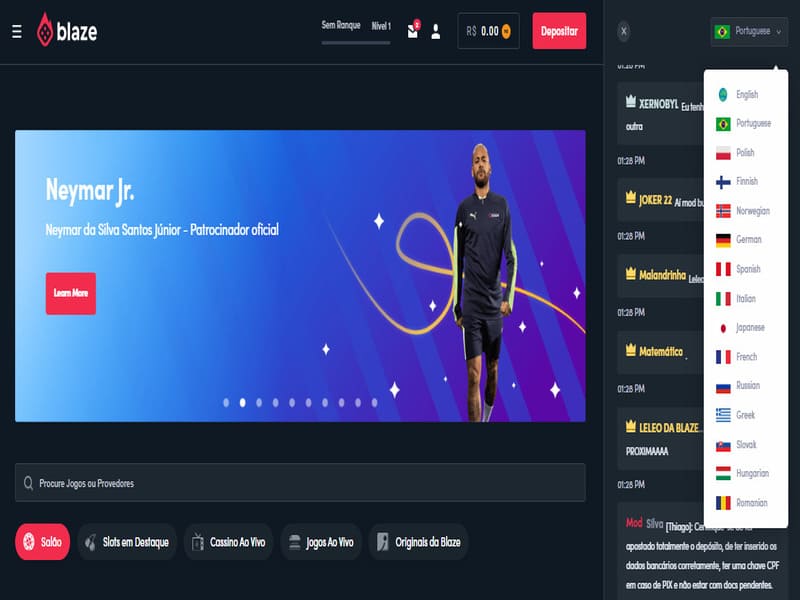 Gestione dell'account Blaze