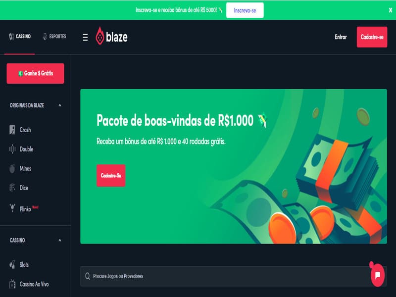 Registrazione al Casinò online e alle scommesse sportive Blaze