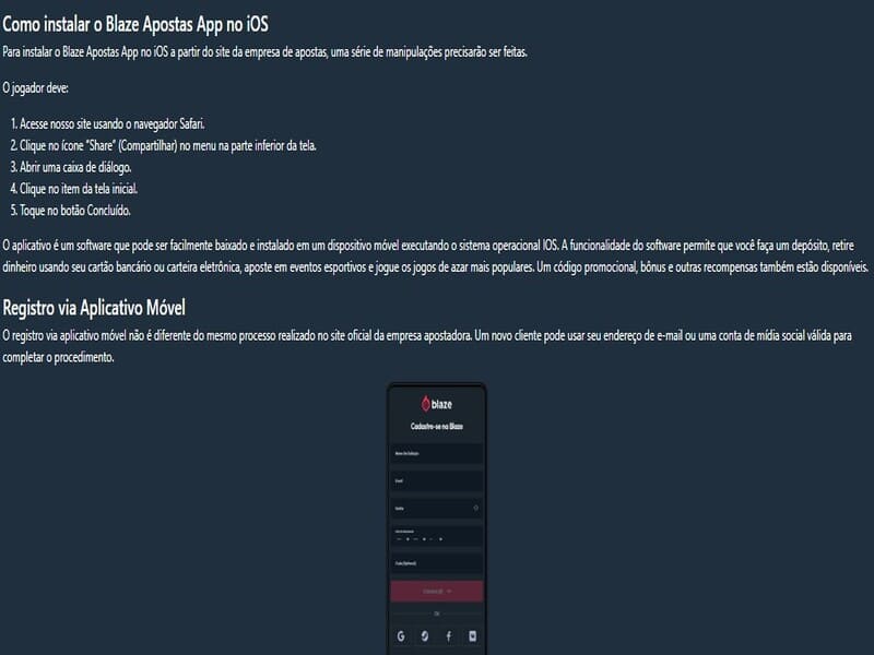 Conclusions de l'application Blaze