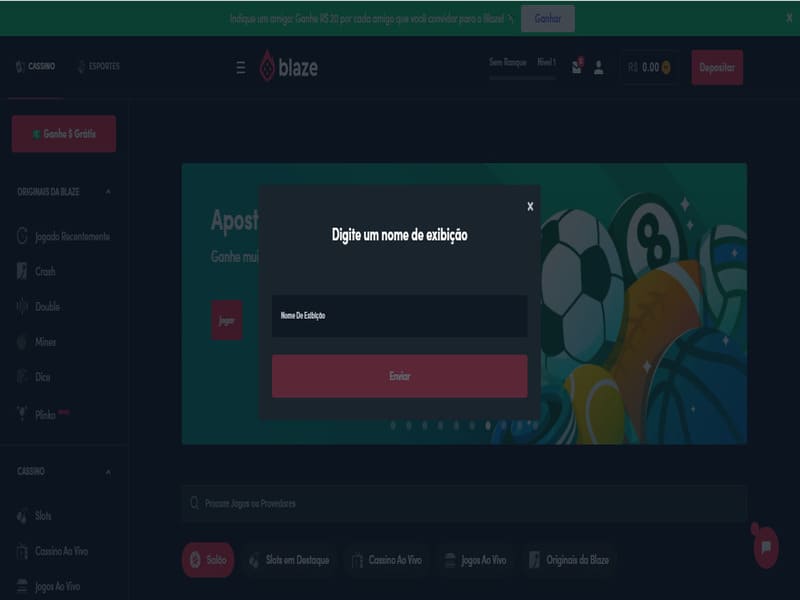 Verifica le informazioni richieste dal sito web del casinò Blaze